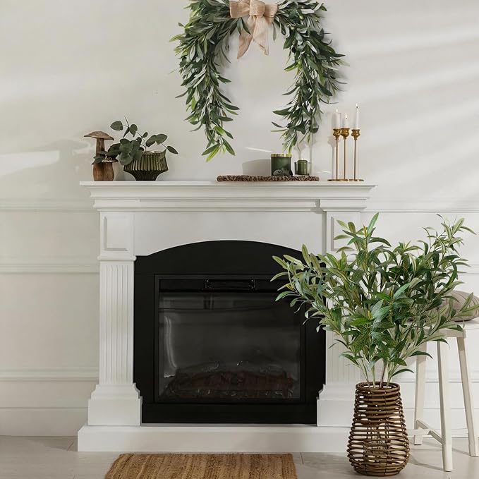 Leftover 5 Pcs 33.4'' Faux Olive Branches - Image 8