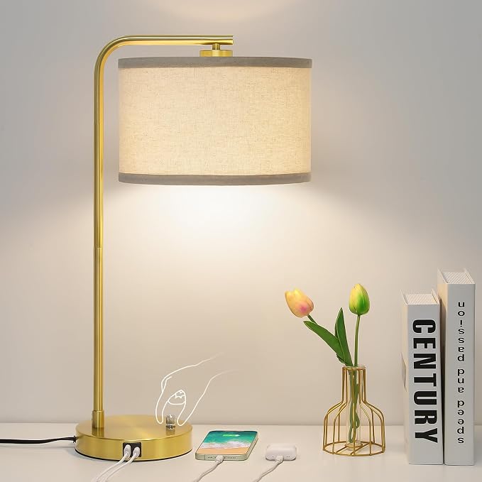 Fully Dimmable Bedside Lamp by Seasidevillage