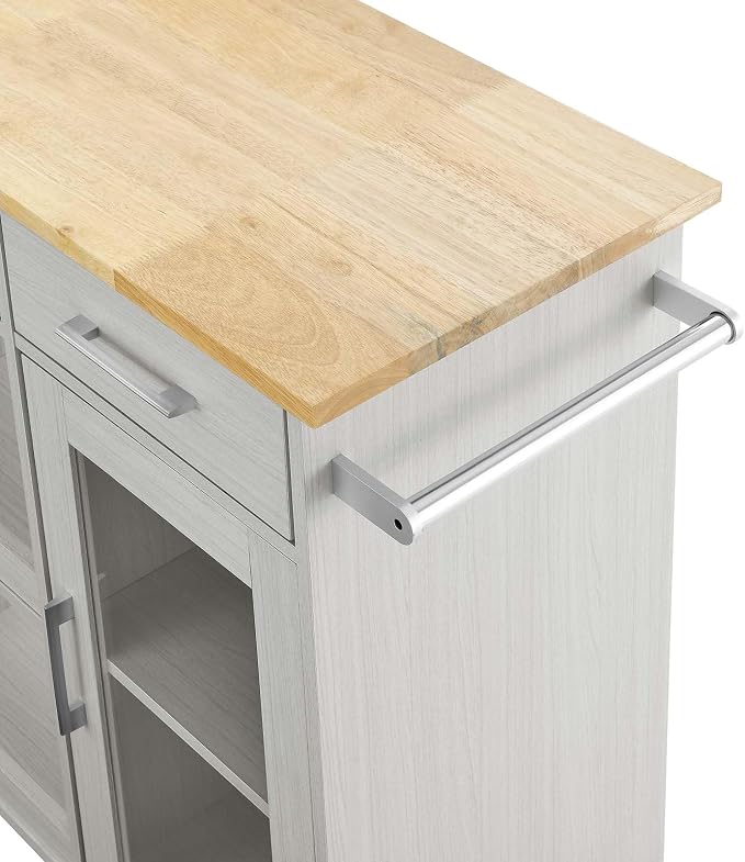 Modway Culinary Rolling Kitchen Cart - Image 7