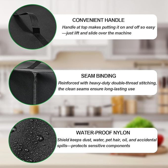 Coffee Marker Cover for BELLA, Heavy Duty Waterproof Dustproof Coffee Machine - Image 5