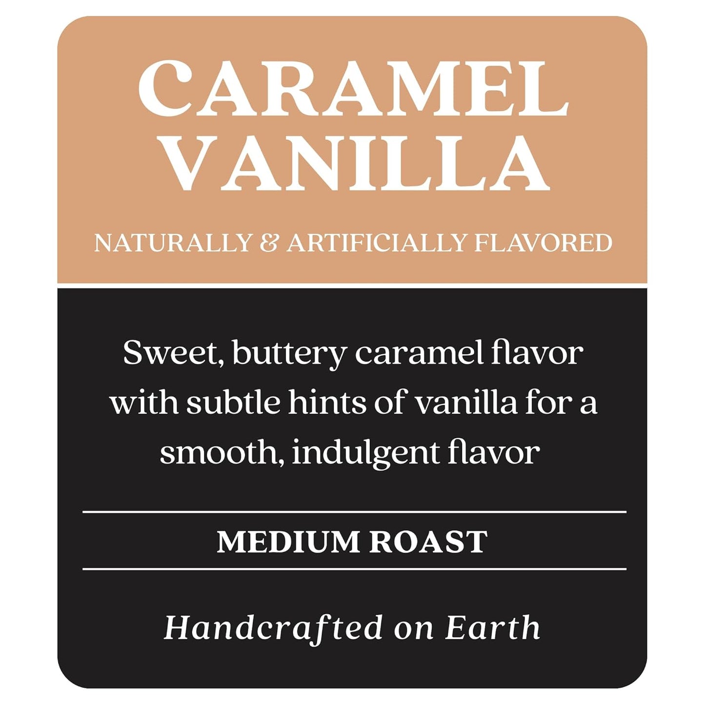 Copper Moon Single Serve Coffee Pods for Keurig K-Cup Brewers, Medium Roast, Caramel Vanilla Blend, 12 Count