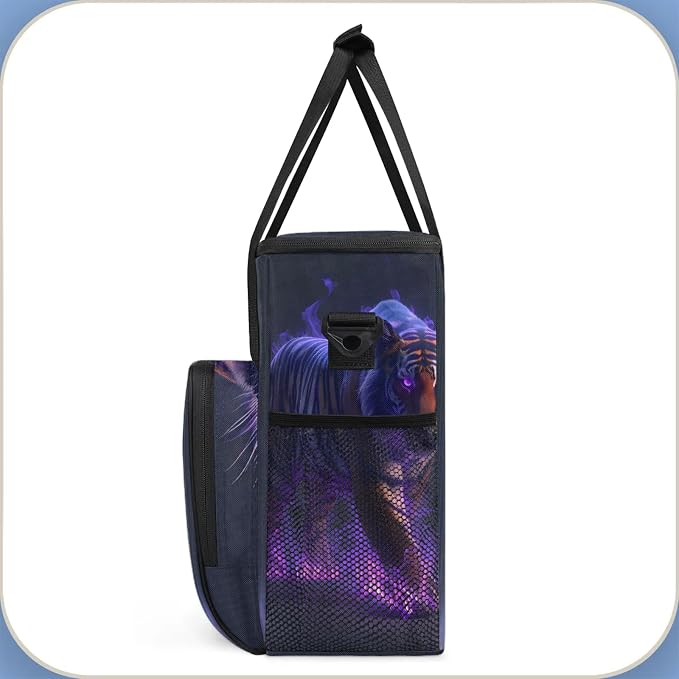 Cool Tiger Coffee Maker Carring Bag, Large Insulated Storage Organizer Case - Image 4