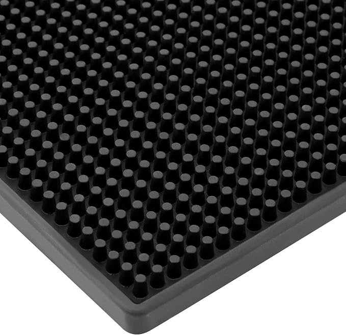 3 Pack 12 x 18 Inch Rubber Bar Service Mat, Coffee Bar Mats - Image 3