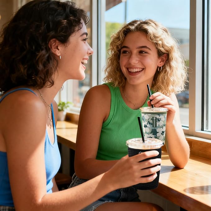 Reusable Iced Coffee Cup Sleeve - Image 6