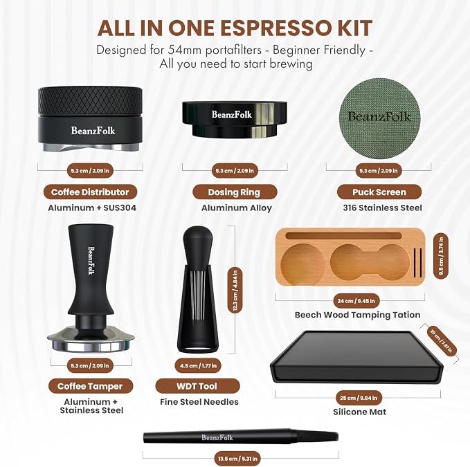 54mm Espresso Accessories Kit for Breville Barista Express, Bambino & Barista - Image 5