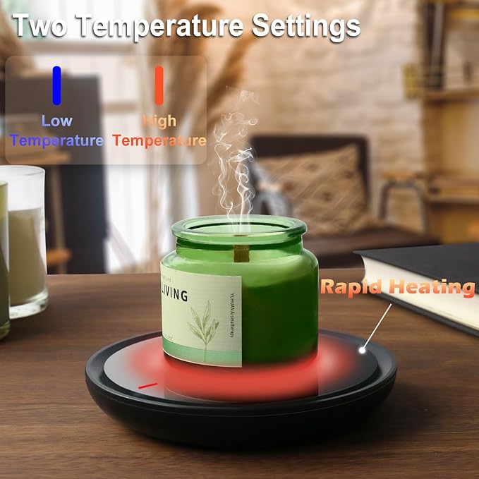 Candle & Coffee Warmer for Desk - Image 4