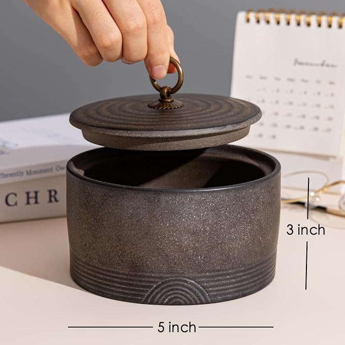 Ceramic Canister, 16.9 Oz /500ml Food Storage Jar - Image 3