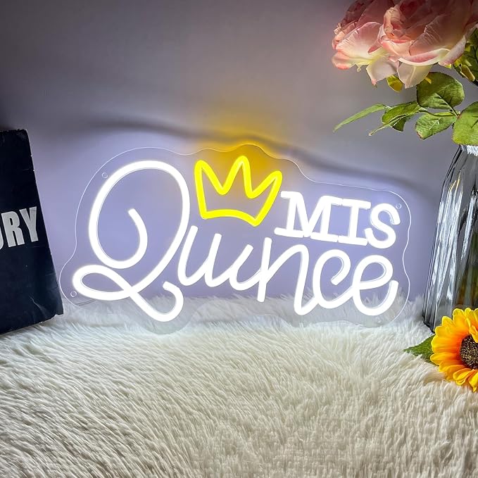 Mis Quince Neon Sign Cold White - Image 9