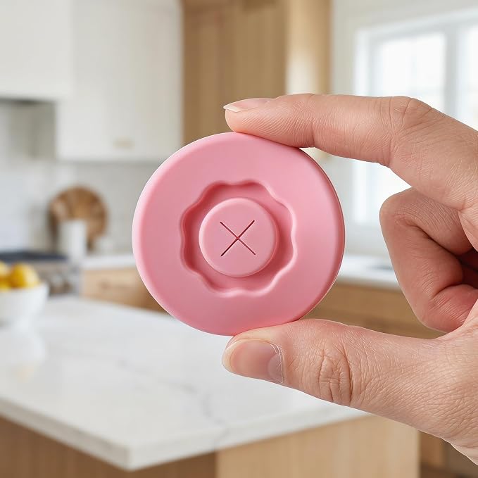 4 Pack Silicone Cup Lids, Reusable Drink Covers - Image 4