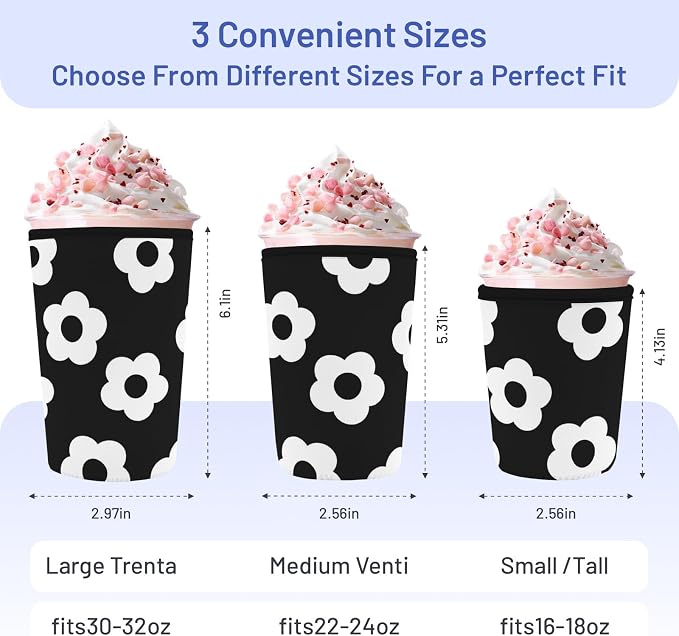 Iced Coffee Sleeve Reusable Cup Sleeves - Image 3