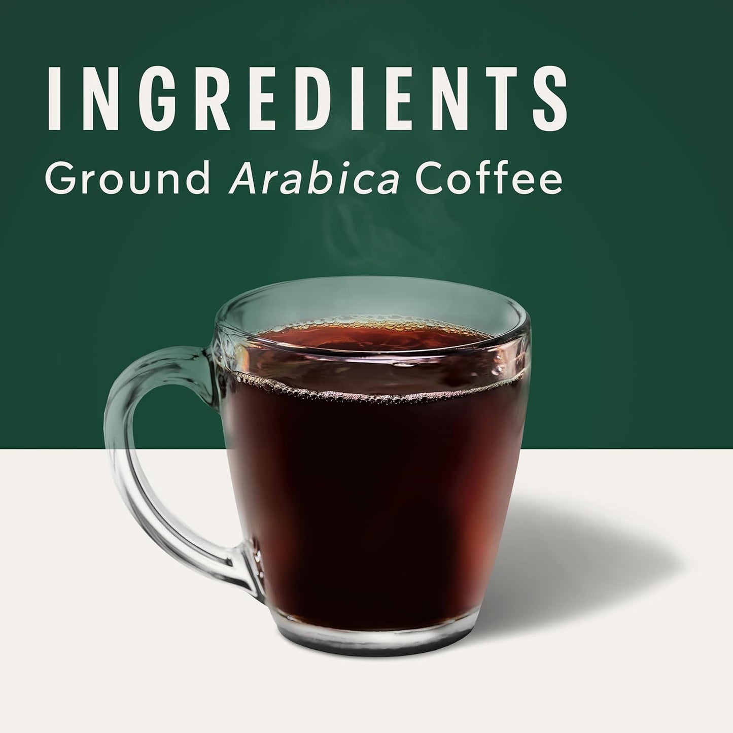 Starbucks K-Cup Coffee Pods, Medium Roast Coffee, Half-Caff House Blend For Keurig Brewers, 100% Arabica, 6 Boxes (60 Pods Total)