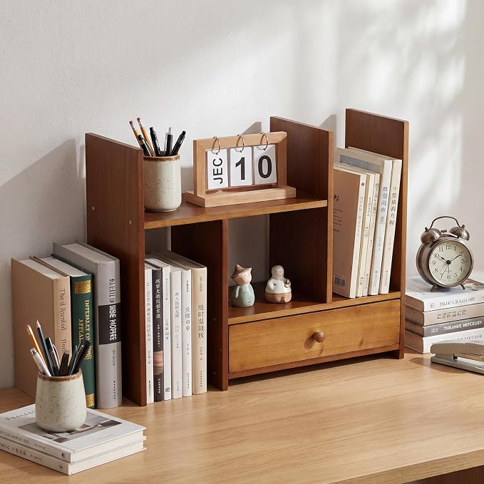 Nuanchu Kitchen Countertop Organizer Rack Cabinet Organizer Shelf Stackable - Image 4