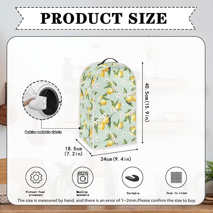 Summer Lemon Blender Dust Cover - Image 6
