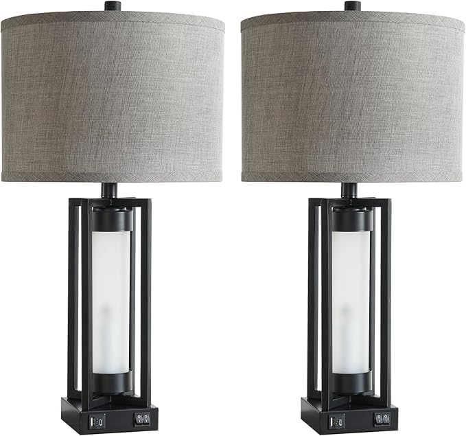 Set of 2 Modern Table Lamps for Living Room - Image 9