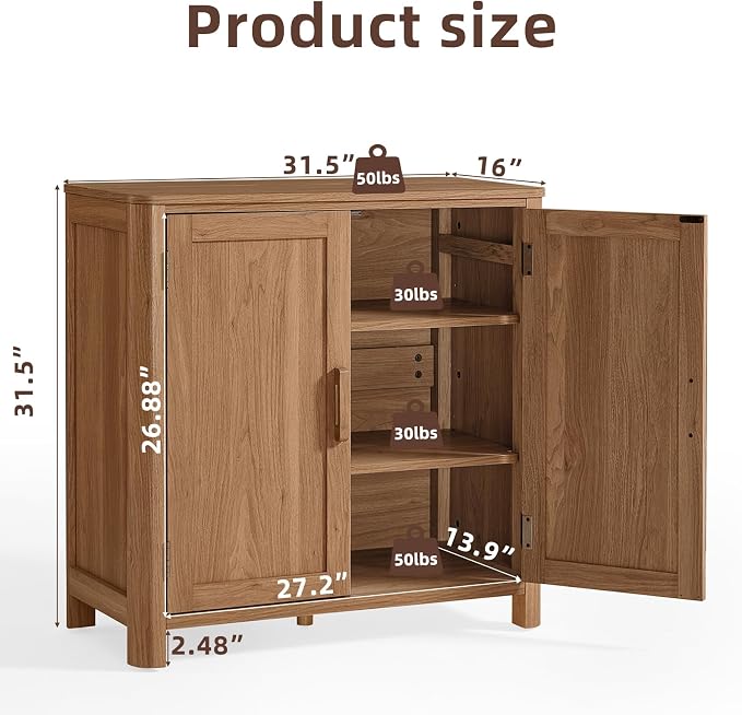 Joaxswe Sideboard Buffet Cabinet - Image 2
