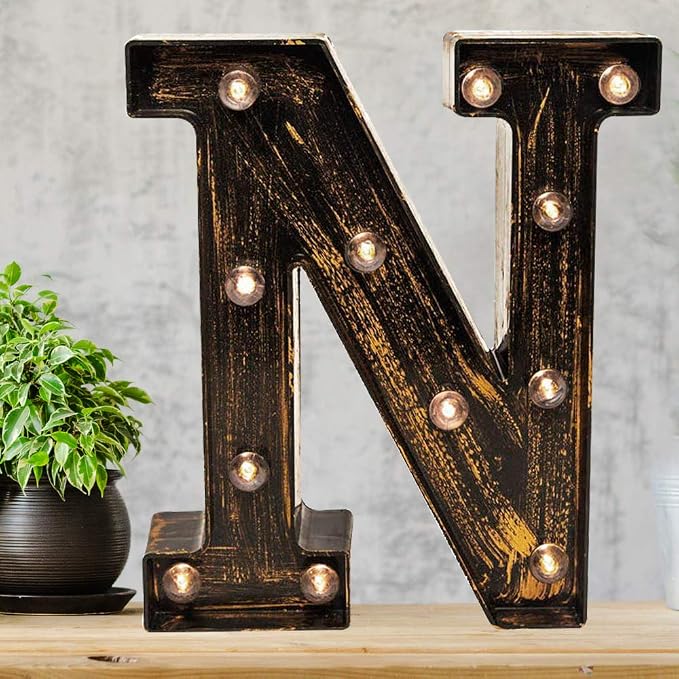 Pooqla Vintage Light Up Marquee Letters - Image 8