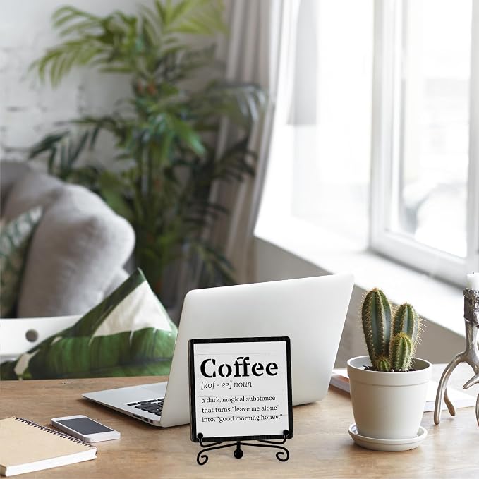 Coffee Bar Decor For Bar, Funny Cute Coffee Signs For Station Cafe Shop - Image 5
