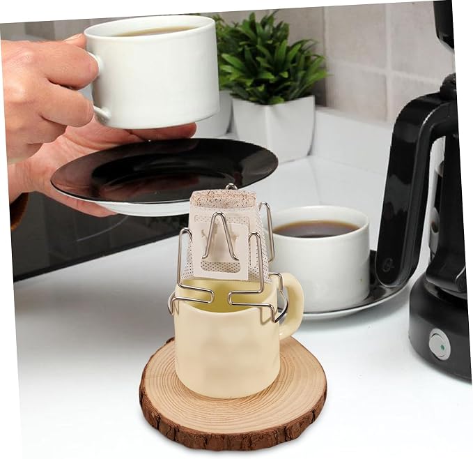NUOBESTY Portable Stainless Steel Dripper Stand Reusable Drip Filter Holder - Image 5