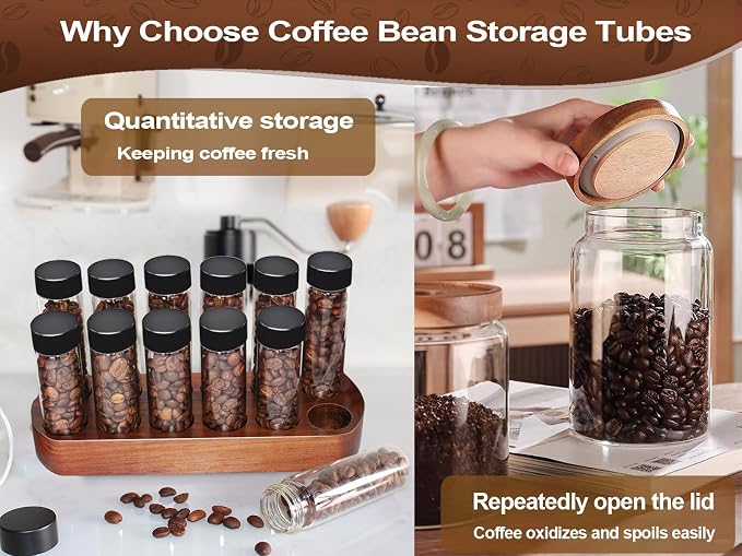 Single Dose Coffee Bean Storage Tubes - Image 8