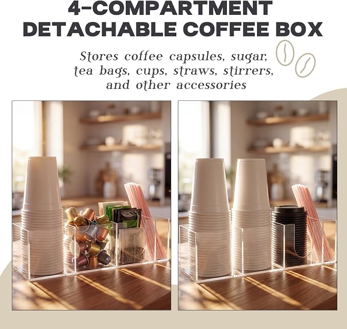 Novabright Acrylic Coffee Cup Holder - Image 6
