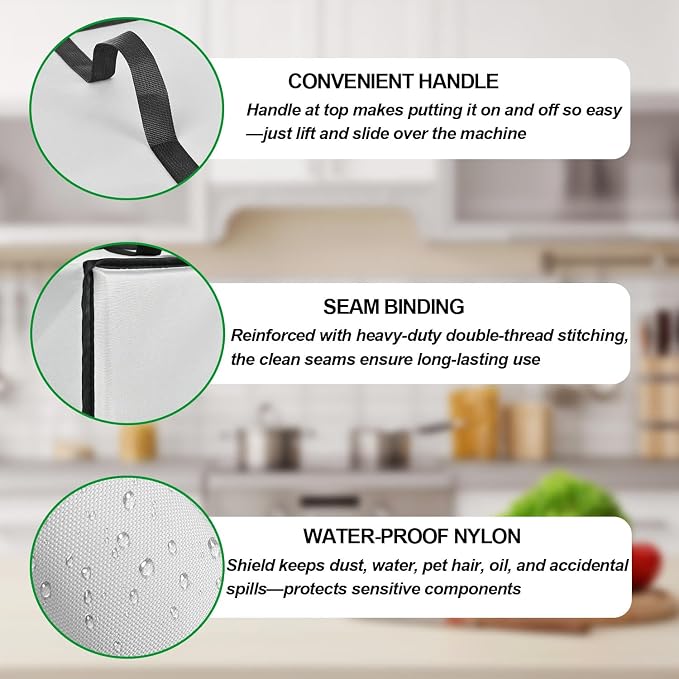 Coffee Marker Cover for BELLA, Heavy Duty Waterproof Dustproof Coffee Machine - Image 5
