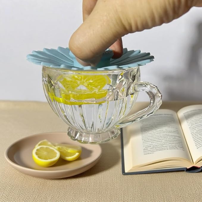 3 Pcs Silicone Cup Lid, Camping Mug Lid - Image 5