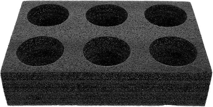 Vaguelly 6 Holes Takeout Beverage Cup Trays, Hot Cold Drinks Cup Fixing Holders by Vaguelly