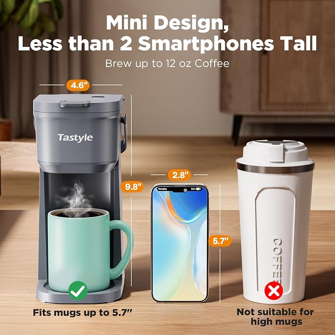 Tastyle K302 Single Serve One Cup Coffee Maker, - Image 3
