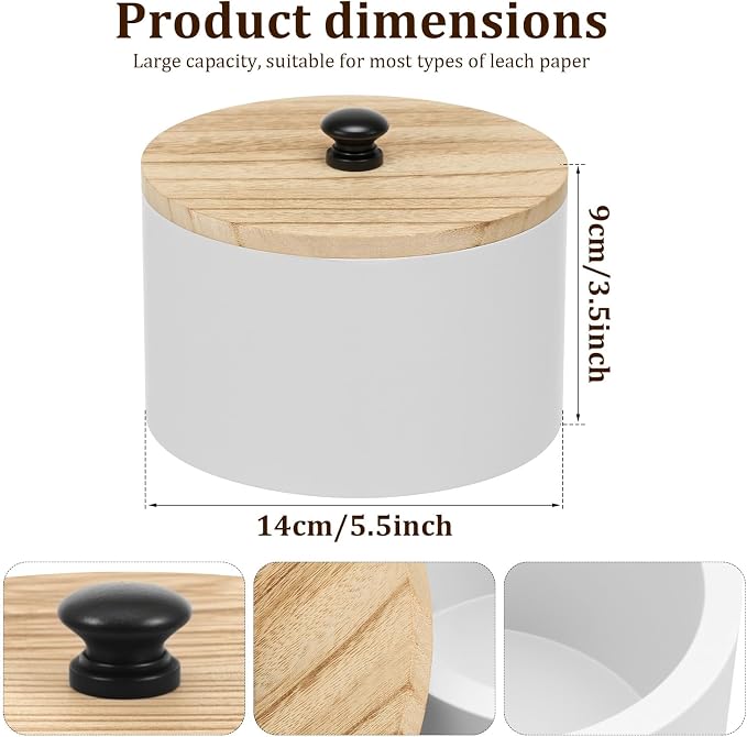 Coffee Filter Holder, Wooden Large Capacity Rustic Coffee Filter Storage Case - Image 2