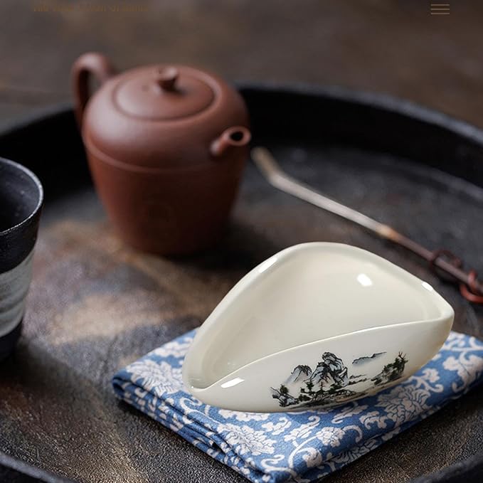 Single Coffee Tray Ceramic Dosing Vessel Salt Nuts Chinese Tea Spoon, Coffee - Image 5