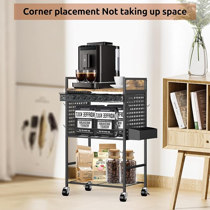 Compact Coffee Bar Cabinet - Image 8