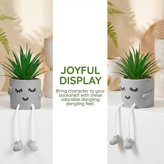 Small Artificial Succulent Plant in Pot 1PC - Image 8