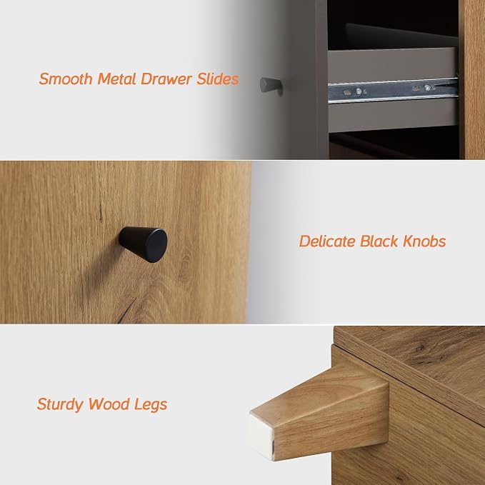 WAMPAT Buffet Cabinet with Drawer and Door - Image 6
