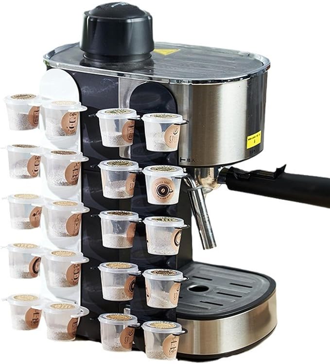 Coffee Capsule Storage Unit, Coffee Pad Dispenser, Shelf - Image 4