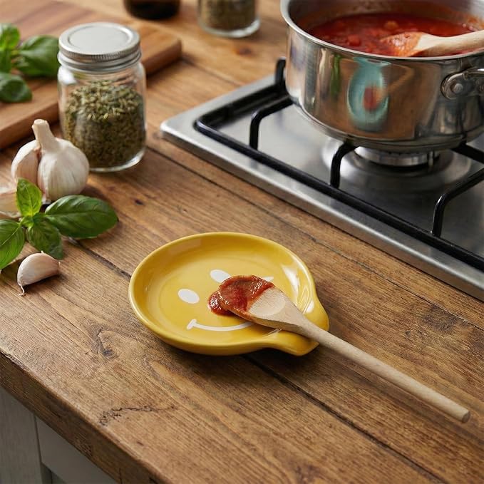 Coffee Spoon Rest, Small Cute Ceramic Spoon Holder - Image 5