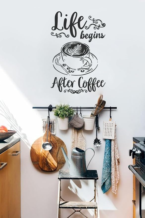 DGAGA Silk Screen Stencils, Life Begins Self Adhesive Silk Screen Transfers - Image 2