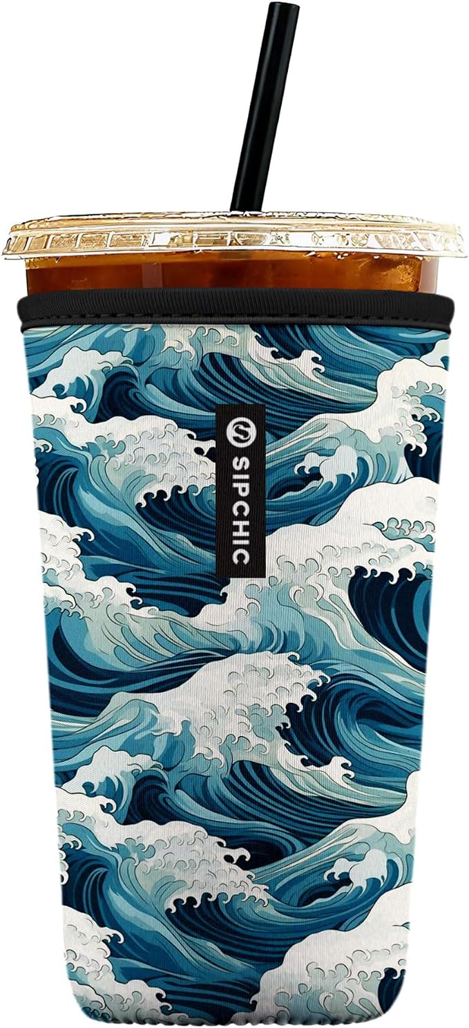 Iced Coffee Sleeve – Neoprene Reusable Cup Sleeves by Unknown