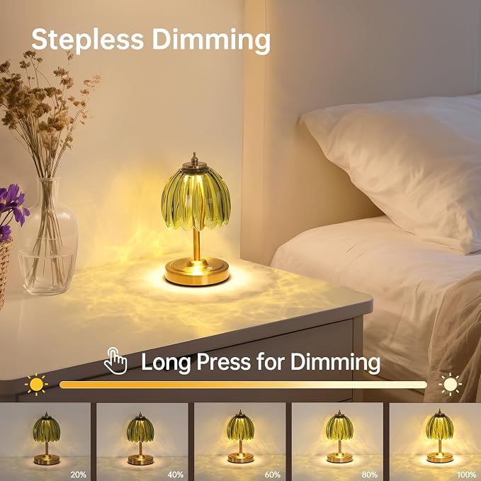 Shenmoyl Set of 2 Tulip Table Lamp - Image 3