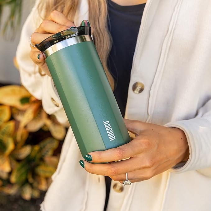 WACACO Octaroma Grande Vacuum Insulated Coffee Mug, 15 fl oz, Double-wall - Image 5
