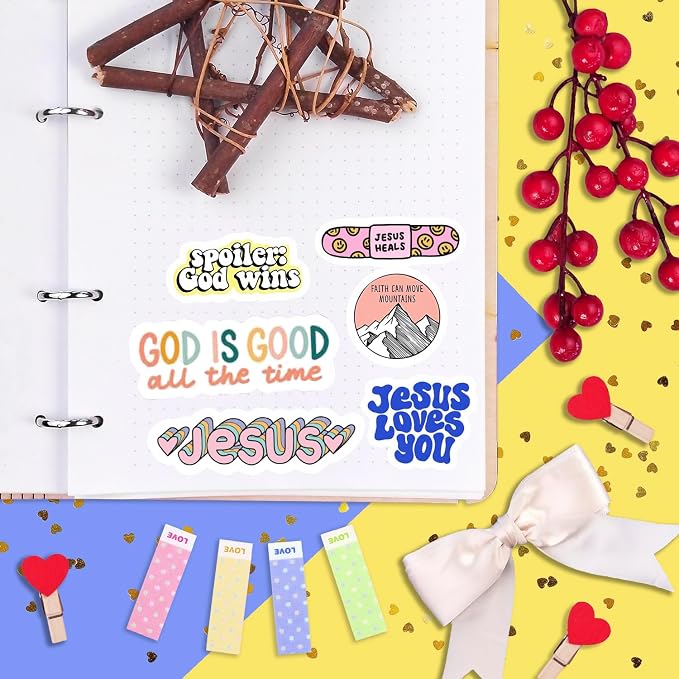100Pcs Jesus Stickers - Image 8