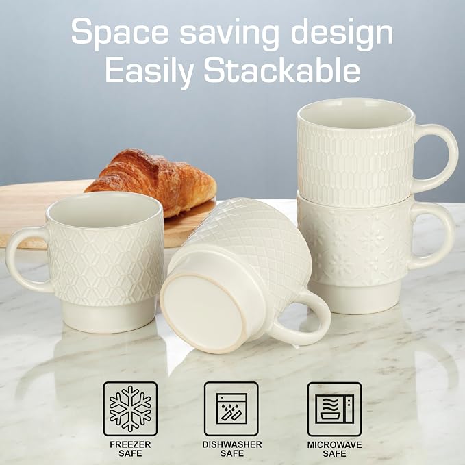 Signature Housewares Stackable Coffee Mug Tower Set - Image 5