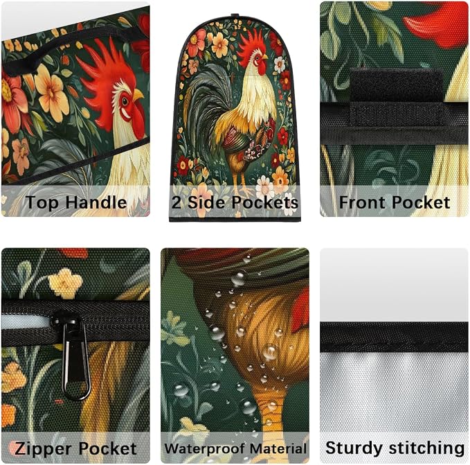 Rooster Kitchen Aid Mixer Cover Compatible Stand Mixer Dust Cover | Flower - Image 4
