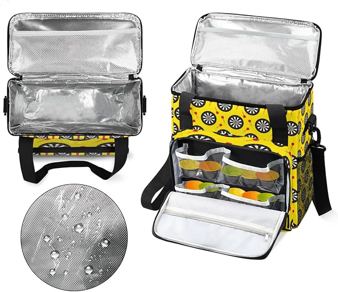 Dart Board Coffee Maker Travel Bag, Dart Board Large Carrying Storage Case - Image 3
