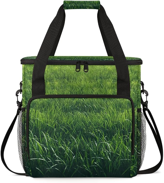 Green Coffee Maker Travel Bag, Portable Storage Tote Bag by Cmizedevise