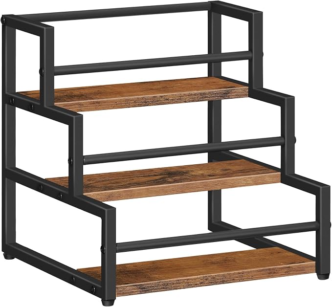HOOBRO Coffee Syrup Rack Organizer, 3-Tier 12-Bottle Syrup Holder Stand by HOOBRO