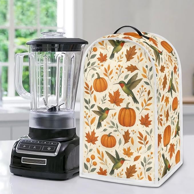 Pumpkin Hummingbird Blender Cover - Image 5