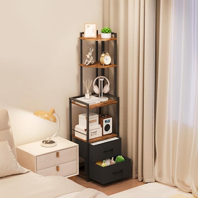PouHenier.jh 6 Tier Corner Shelf - Image 2