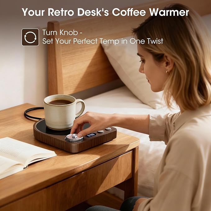 MQFORU Retro Coffee Mug Warmer, 36W Fast Heating - Image 2