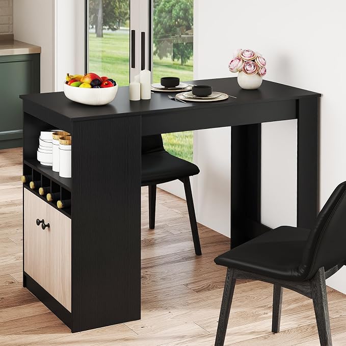 Giantex 48" Dining Table, Counter Height Bar Table - Image 2