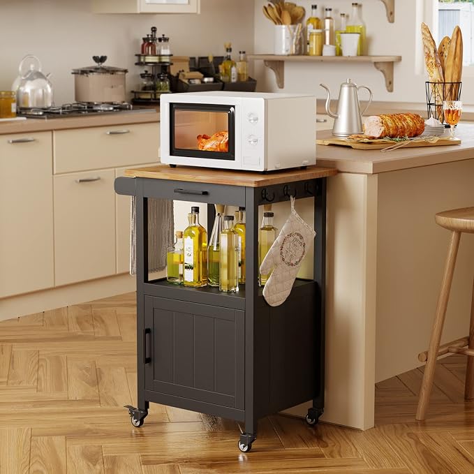 Qsun Kitchen Island on Wheels - Image 7